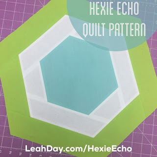 Hexie Echoes quilt tutorial and free quilt pattern